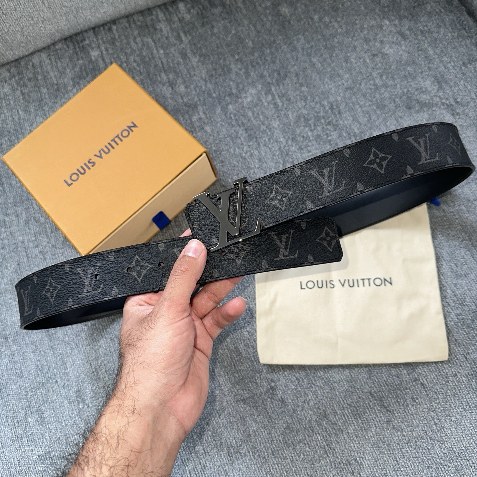 Authentic Louis Vuitton Black Eclipse Monogram Be… - image 6