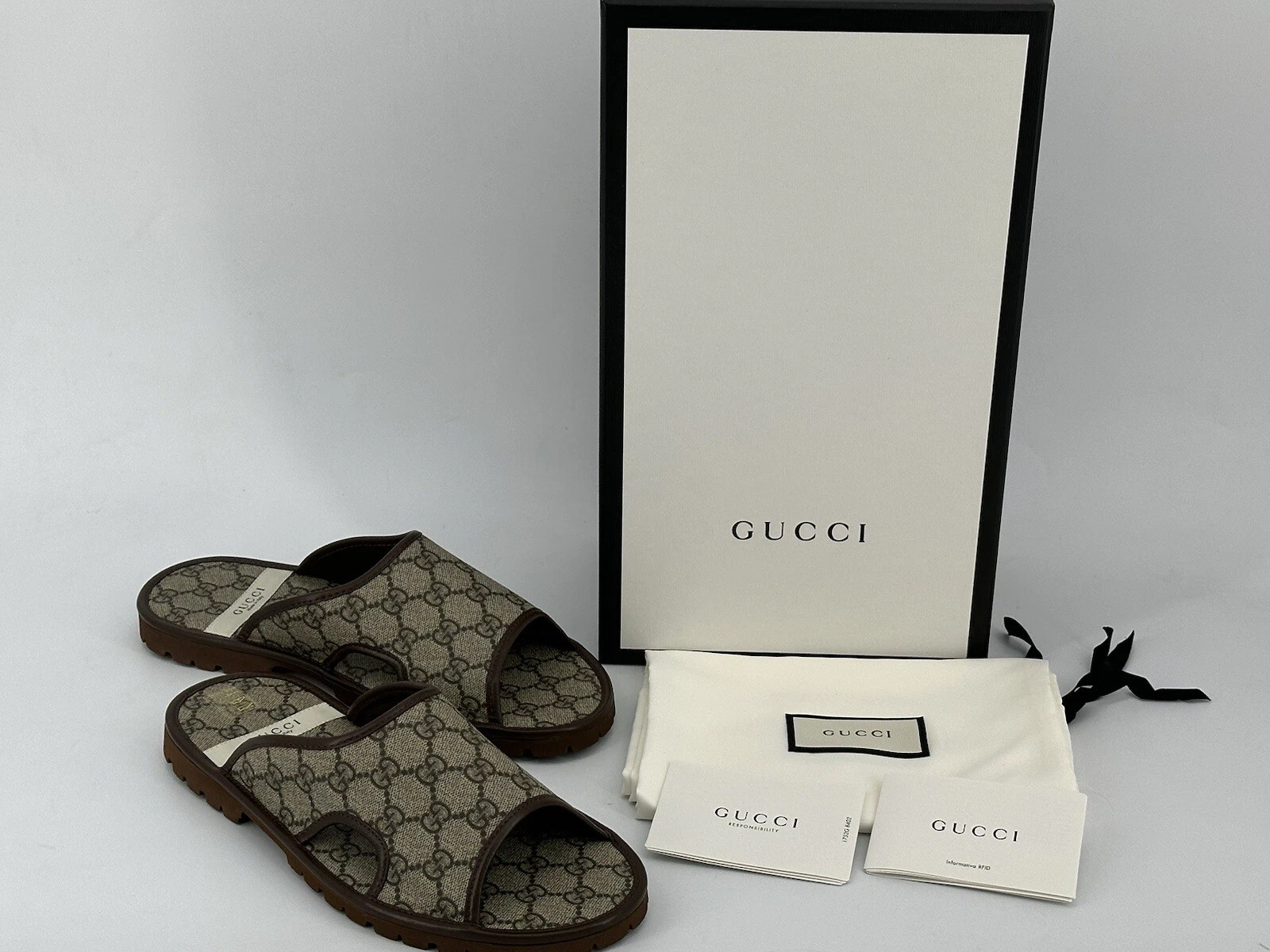 Neuf Luxury Original GUCCI 624879  Chaussures Homme Taille UK 7,5/EU 41,5/US 8,5