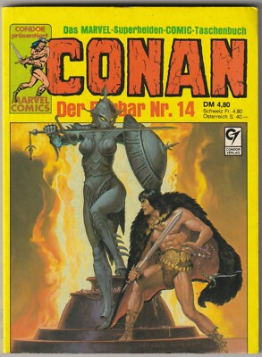   CONAN DER BARBAR #14, Condor/Marvel Comics 1985 COMIC-TASCHENBUCH Z1/1-