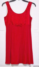 J.R. Nites Red Dress Baby Doll Prom Evening Empire Waist Fairycore Formal Size 8