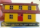 ORIGINAL - SOUTH SIDE BANK - SCRANTON PA - SAVE FOR A HOME  METAL HOME BANK - VG — photo 2