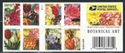 Mint US Botanical Art Booklet Pane of 20 Forever Stamps Scott# 5042-5051 (MNH)