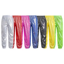 Kids Girls Dance Pants Stage Bottoms Summer Trousers Sporty Dancewear Cycling