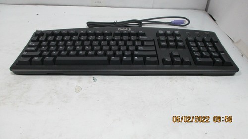 DELL PS/2 US 104-Key PC Windows Desktop Keyboard Black Wired TH-04N454-37171-38P - Picture 2 of 10