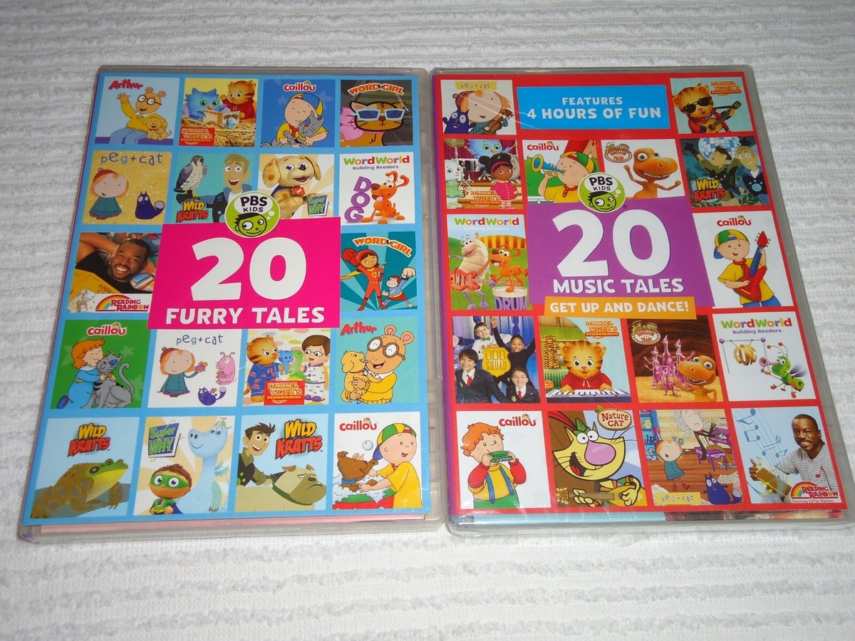 PBS Kids : over 50 Tales DVD Lot SUPER WHY, Word World GIRL
