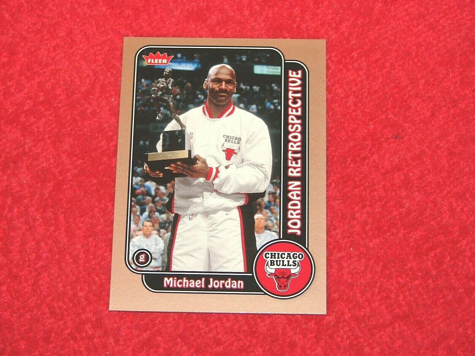 MICHAEL JORDAN BULLS 2008-09 FLEER RETROSPECTIVE #MJ23 (MJ1)