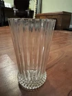 Vintage 1940’s Jeanette Glass Fluted Hobnail Vase