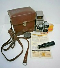 Bell Howell 252, 25 Feet Type A 8mm Color Film, Three Lenses On Turret, Case
