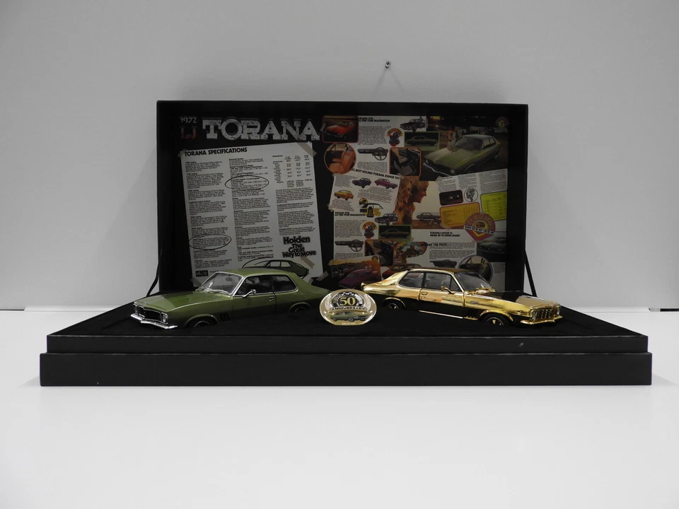 1:24 1972 Holden LJ Torana 50th Anniversary Twin Set with Limited Edition Medall
