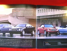 2000 Mercedes-Benz Original Sales Brochure CLK-Class; CLK 320, 320 CABRO, CLK430