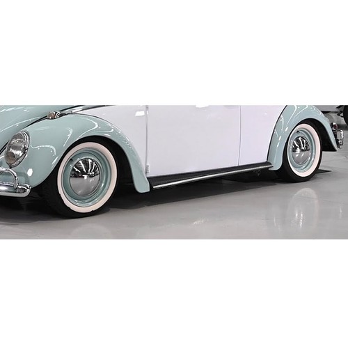 Juego de 4 tapacubos Baby Moon Chrome para VW Beetle 1100 1200 y T2 Bus / 5 *... - Imagen 3 de 3