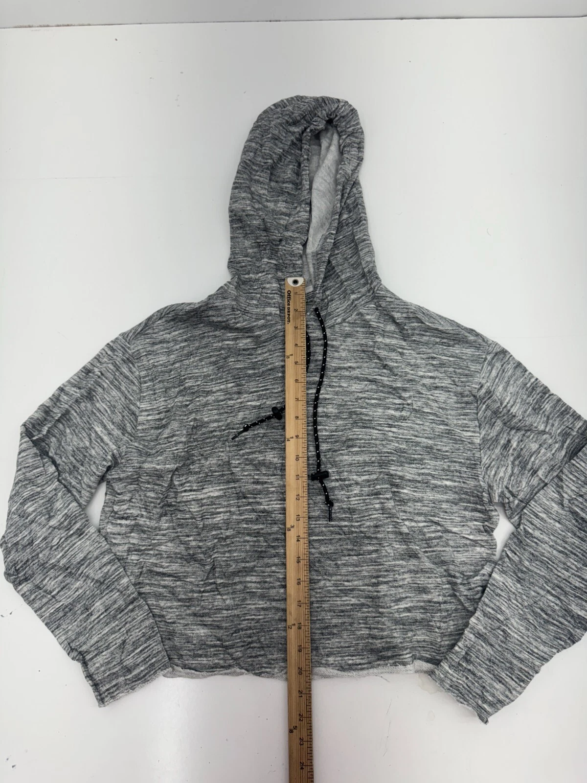 UNDERCOVER Felpa con cappuccio pullover cropped rosa Victorias Secret grigio donna taglia media