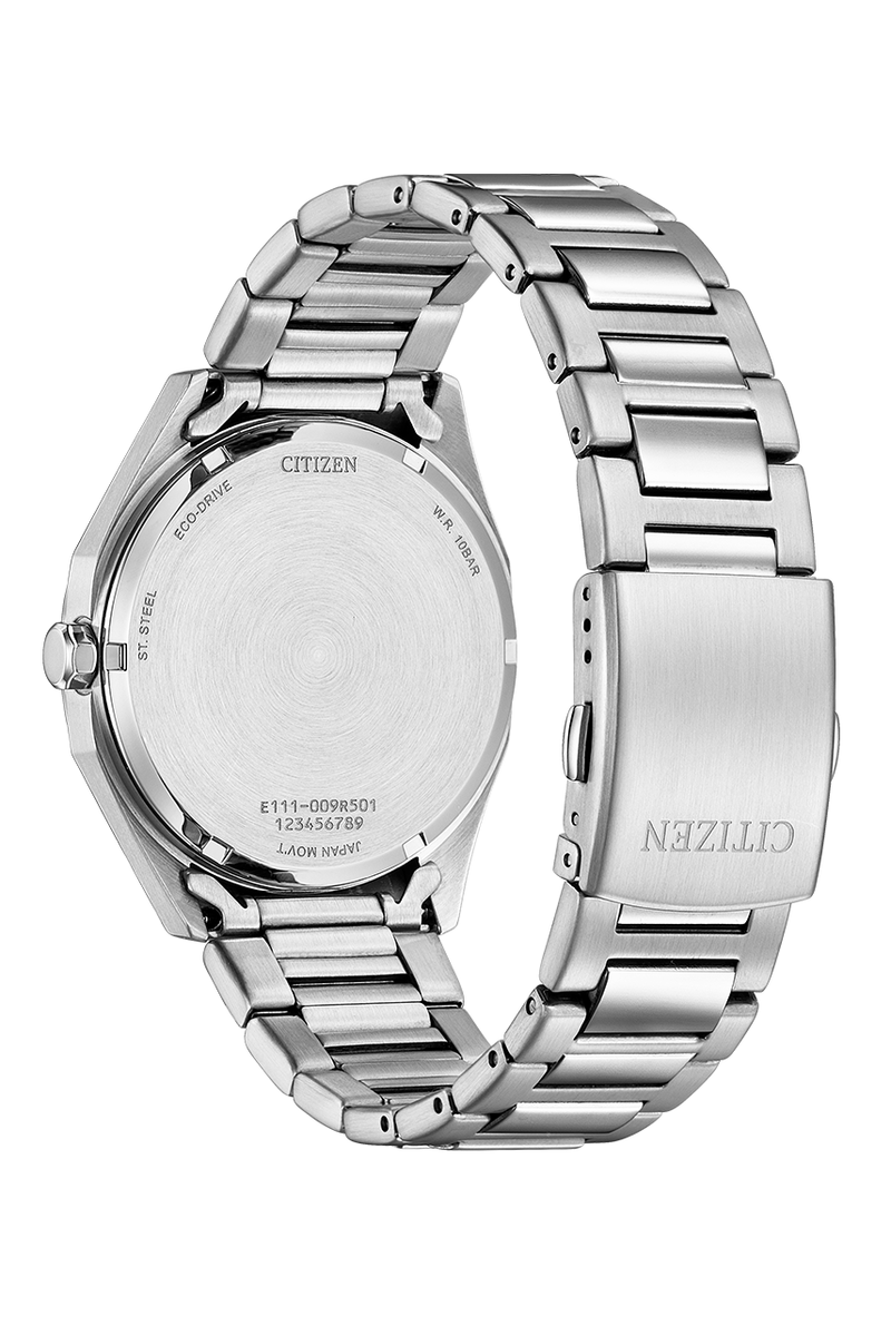 Citizen Eco-Drive Dark Green Dial 100m Stainless Steel Men's Watch