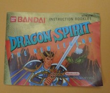 Dragon Spirit The New Legend NES Nintendo Instruction Manual Only