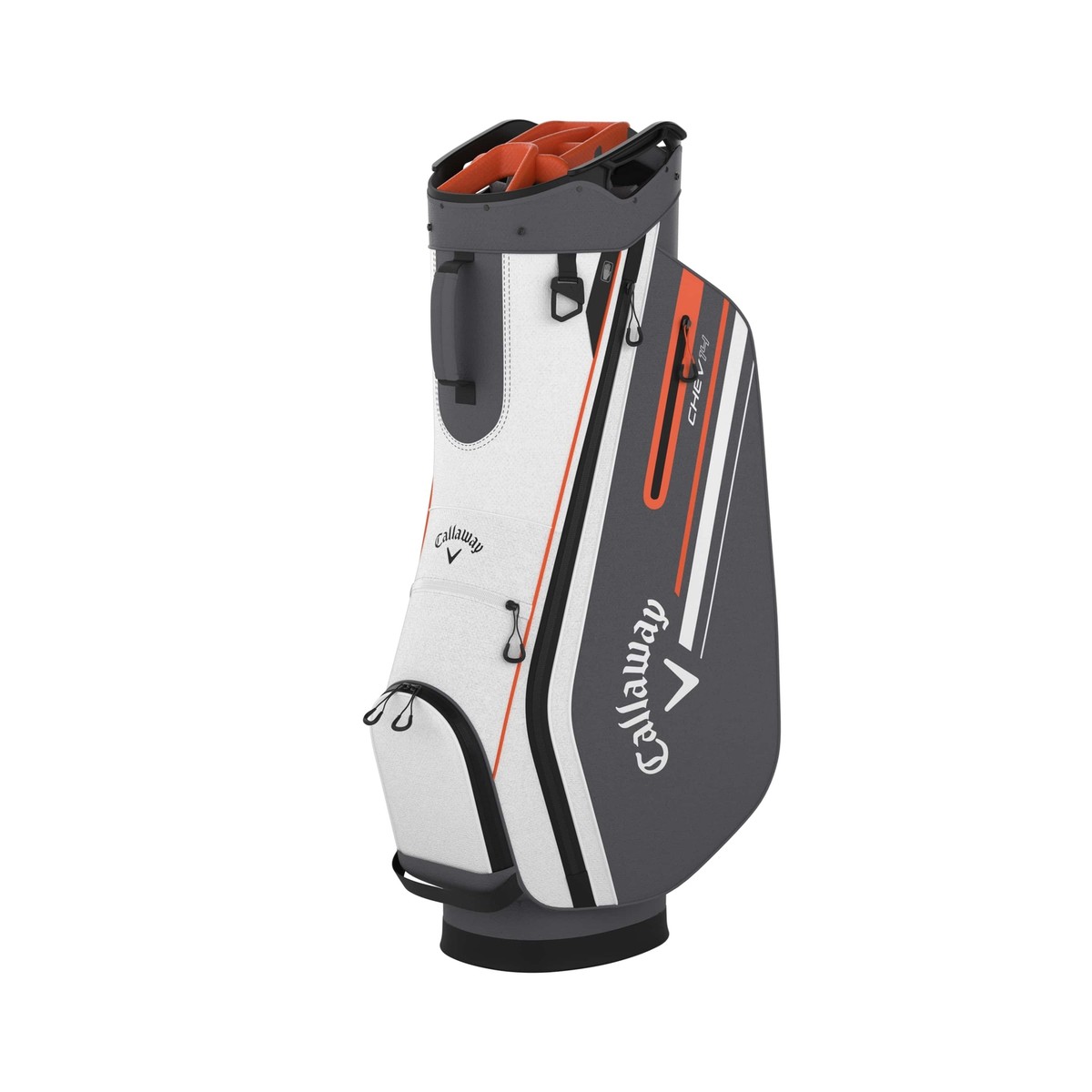 NEW Callaway Chev 14 2024 Cart Bag - White / Charcoal NEW Callaway Chev 14 2024 Cart Bag - White / Charcoal