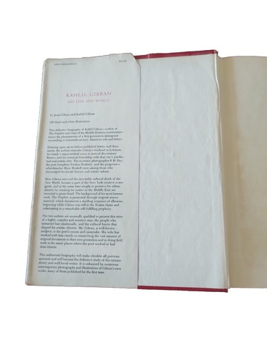 1st Ed Kahlil Gibran His Life and World by Jean and Kahlil Gibran Hardcover - Picture 2 of 4