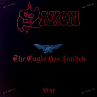 Saxon - The Eagle Has Landed - Live LP FRA (VG/VG) .