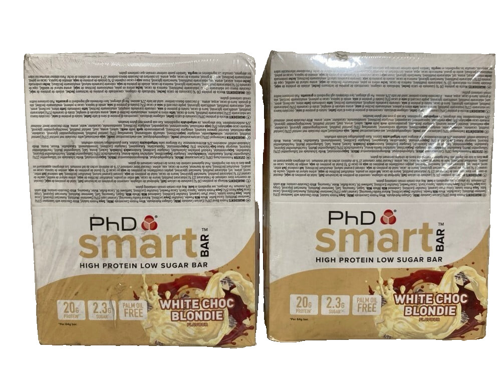 PHD SMART HIGH PROTEIN BARS WHITE CHOC BLONDIE FLAVOUR