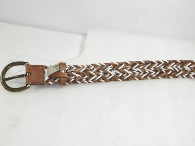 RARE. NWOT. Vintage The Limited Natural Shell Braided Belt with shades of Ivory. RARE. NWOT. Vintage The Limited Natural Shell Braided Belt  main image 2