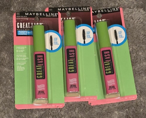 (3-pack) Maybelline Great Lash Waterproof Mascara 111 Very Black ( .43 fl oz)