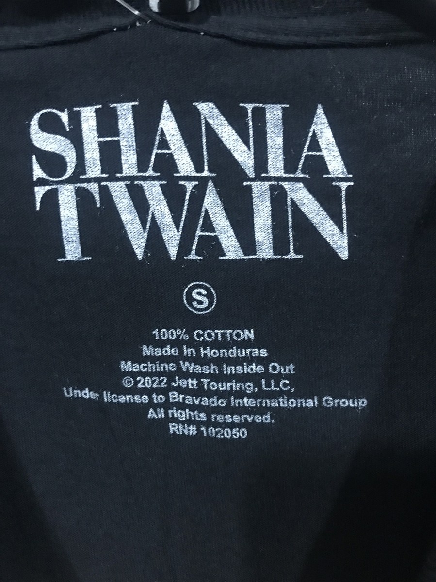 Shania Twain Juniors t shirt Size Small Black (5HMBX-103-13
