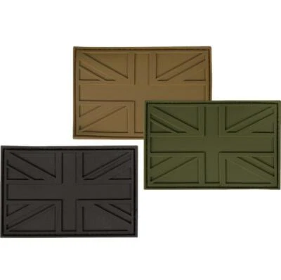PATCH NATION Stealth Unterworfen Union Jack Flagge Airsoft PVC Klettverschluss-Flecken Patch