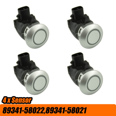 4PCS Silver For Toyota Alphard 2003 2004 2005-2008 PDC Bumper Parking Sensor