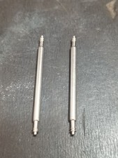 Set of 2 24mm Double Shouldered Thick Spring Bars - NEW