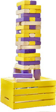 GIANT TOWER GAME, STAINED  CRATE  STAND