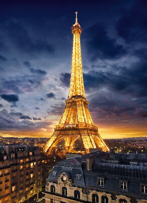 Clementoni 39514 1000-Piece Eiffel Tower Puzzle (New) 14+