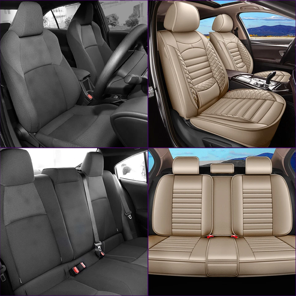 For Infiniti Q70 2014-2019 Car 5-Seat Covers Premium Fuax Leather Cushion Pad Foto 4 de 4