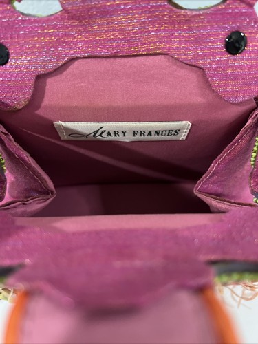 Lovely Mary Frances Pink Beaded Floral Purse Hand Bag Shoulder Bag - Picture 9 of 10