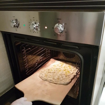PIETRA REFRATTARIA PER FORNO 100% NATURALE PIZZA PANE + VIDEO RICETTE FORNO  CASA | eBay