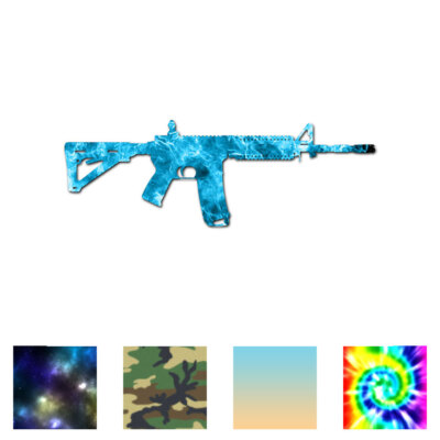 AR-15 Assault Rifle Gun - Decal Sticker - Multiple Patterns
