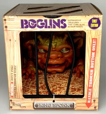 Boglins KING SPONK 8" First Edition Toys Monster Puppet NIB Box PIN Halloween