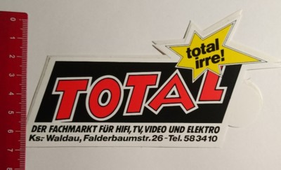 Aufkleber/Sticker: Total Fachmann für Hifi Waldau (16031788) | eBay.de