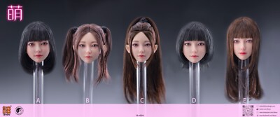 1/6 Mandy Beauty Asian Girl Head Sculpt For 12'' Female Phicen TBL Action Figure