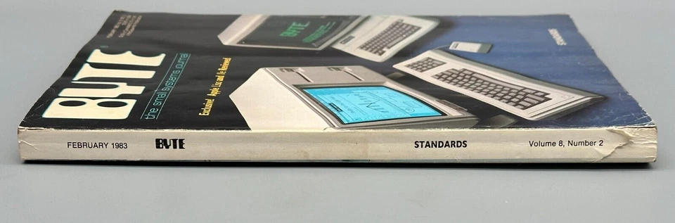 BYTE Magazine February 1983 RARE Vintage Computer Magazine with Inserts Apple! - Image 3 of 4