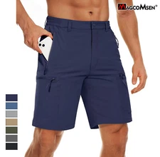 Men's Hiking Shorts Summer Work Camping Travel Quick Dry Water Resistant Shorts