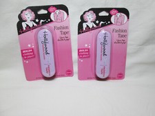2 PACK Hollywood Fashion Secrets Fashion Tape 36 Count Each