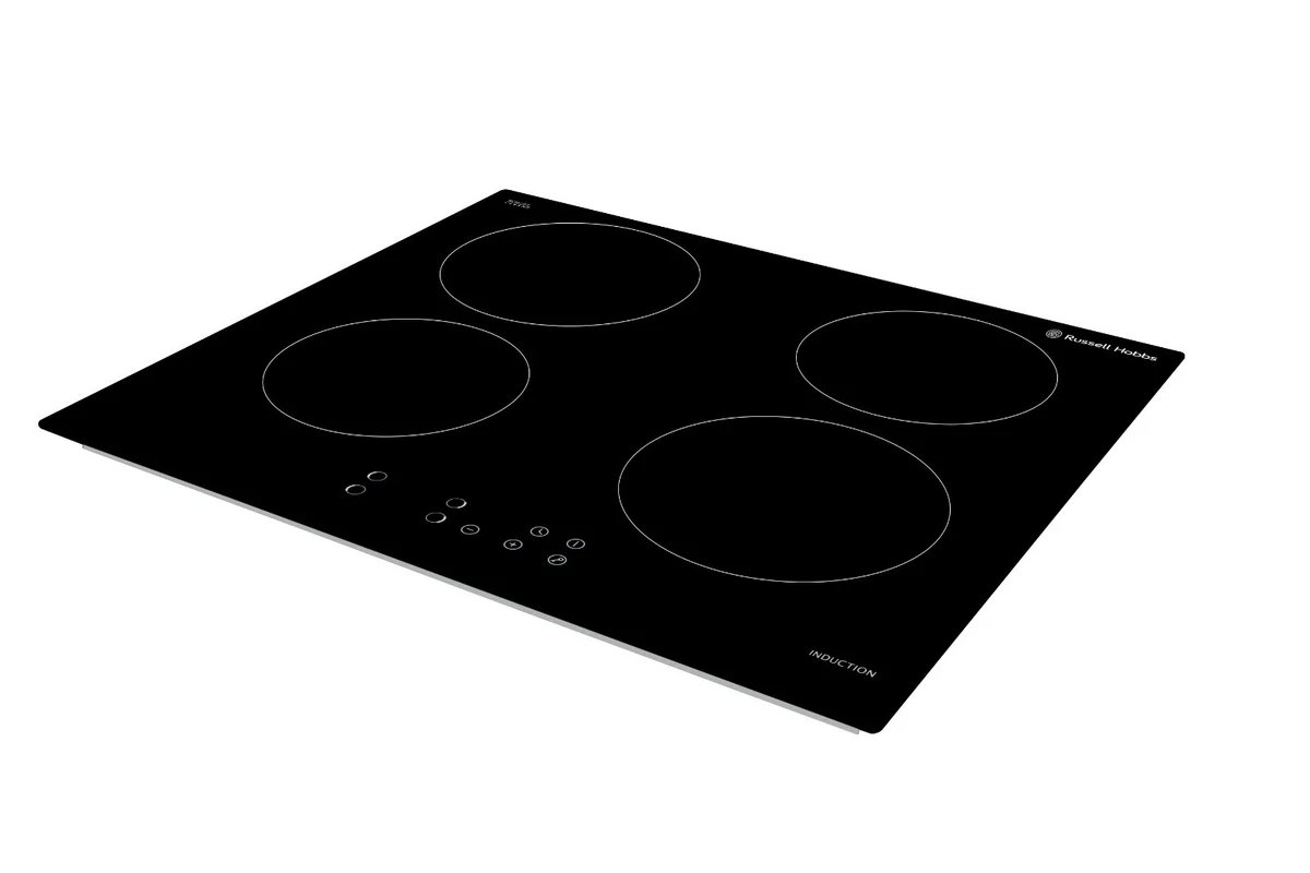 Russell Hobbs Electric Hob 4 Zone Glass Induction with Touch Control RH60IH401B