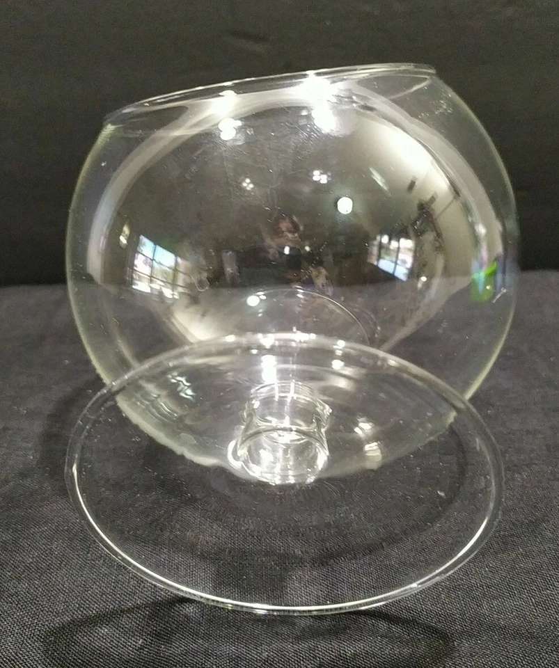 Terrario/linterna/exhibición redonda con patas de vidrio transparente Foto 4 de 4