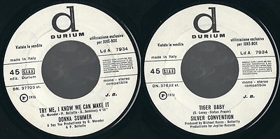 DONNA SUMMER / SILVER CONVENTION - TRY ME, I KNOW WE CAN MAKE IT / TIGER BABY