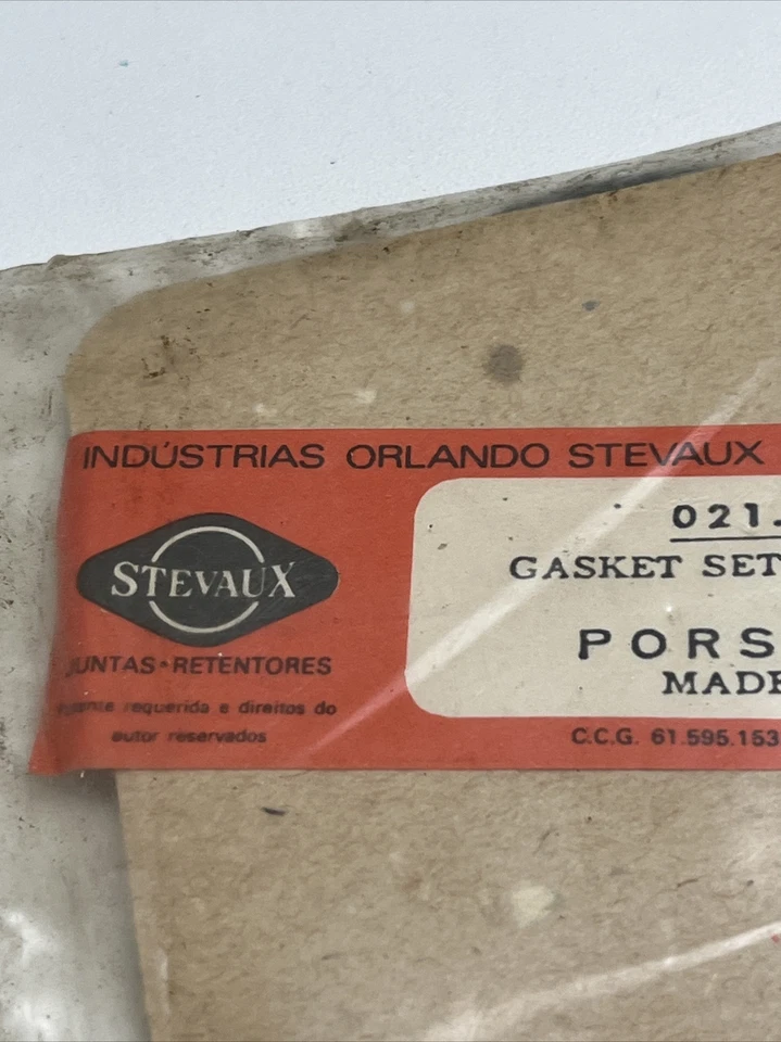 Juego de juntas Porsche 914 para cambio de aceite piezas Stevaux vintage Foto 4 de 4