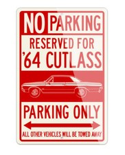 1963 Oldsmobile Starfire convertible Aluminum Parking Sign - 2 Sizes Made in USA