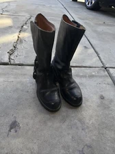 Chippewa Odessa Rally Motorcycle Boots Biker Shoes Mens Size 6 Black Leather