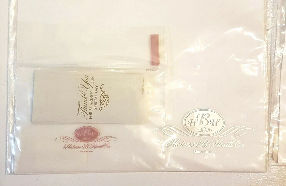 LOTE de 80 envoltorios de caramelos favoritos de boda regalo de agradecimiento NUEVO Hortense B. Hewitt Co. Foto 2 de 4