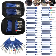 Electrical Connector Pin Extractor Tool Kit 41PCS Blue Terminal Removal Tool