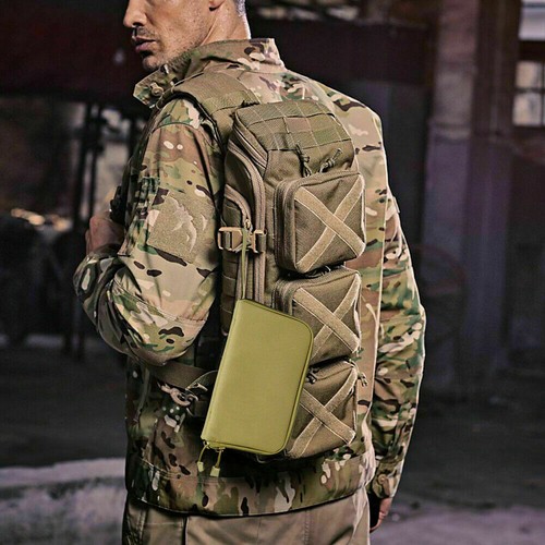 New Tactical Army Padded Pistol Handgun Storage Pouch Gun Bag Hunting Carry Case - Picture 9 of 13