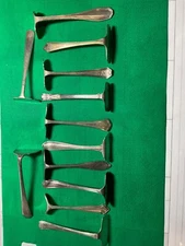 Vintage FOOD PUSHERS LOT of 12 Sterling Silver